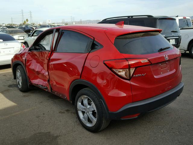 3CZRU5H59GM721217 - 2016 HONDA HR-V EX RED photo 3