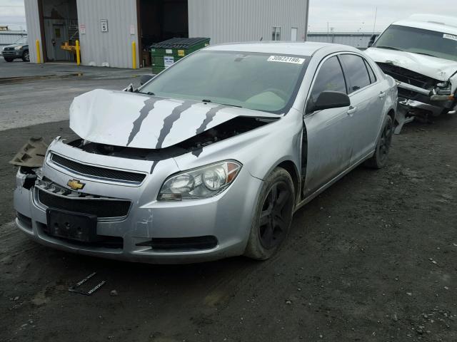 1G1ZA5EB6AF106553 - 2010 CHEVROLET MALIBU LS 银色 照片 2