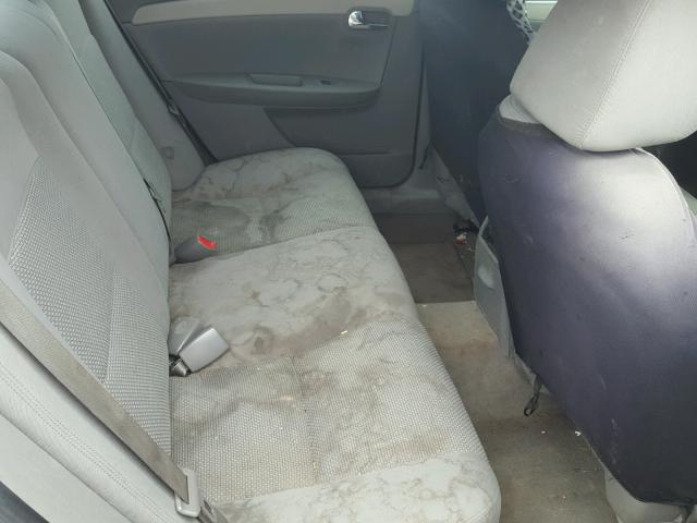 1G1ZA5EB6AF106553 - 2010 CHEVROLET MALIBU LS 银色 照片 6