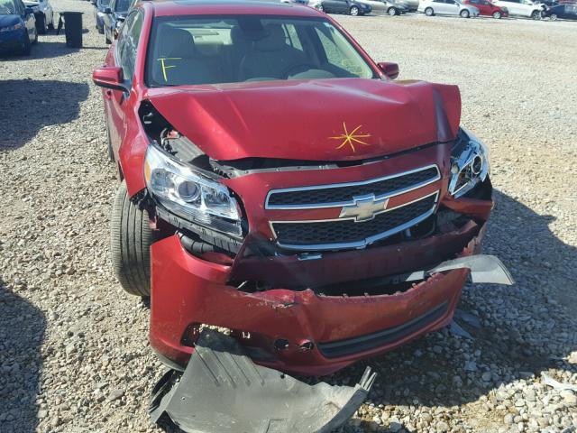 1G11D5SR9DF125494 - 2013 CHEVROLET MALIBU 1LT 红色 照片 9