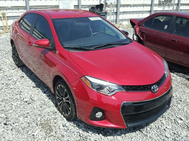 2T1BURHE8GC620239 - 2016 TOYOTA COROLLA L RED photo 1