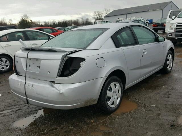 1G8AN12F14Z107308 - 2004 SATURN ION LEVEL 银色 照片 4
