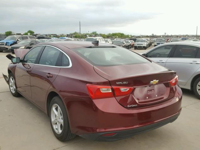 1G1ZB5ST1GF256010 - 2016 CHEVROLET MALIBU LS 栗色 照片 3
