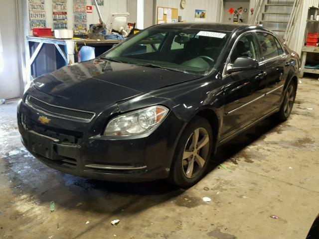 1G1ZC5E14BF271147 - 2011 CHEVROLET MALIBU 1LT BLACK photo 2