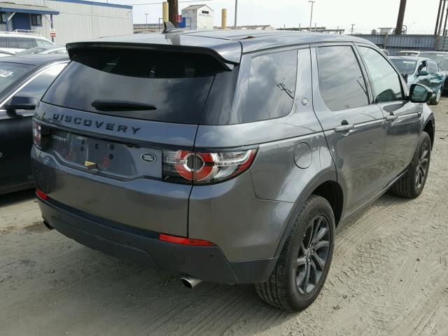 SALCP2BG2GH627351 - 2016 LAND ROVER DISCOVERY GRAY photo 4