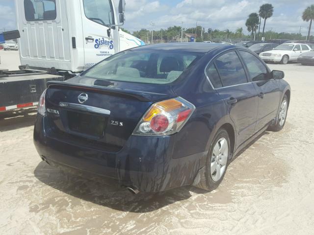 1N4AL21E17N428227 - 2007 NISSAN ALTIMA 2.5 BLUE photo 4