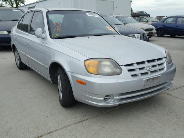 KMHCG45C33U481793 - 2003 HYUNDAI ACCENT GL SILVER photo 1