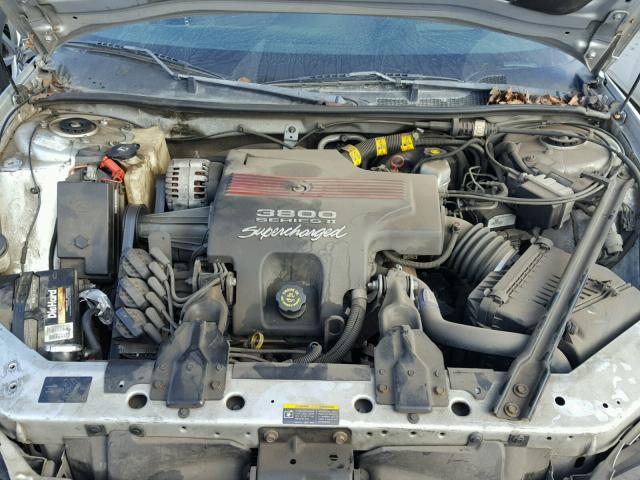 1G2WR52162F207127 - 2002 PONTIAC GRAND PRIX SILVER photo 7