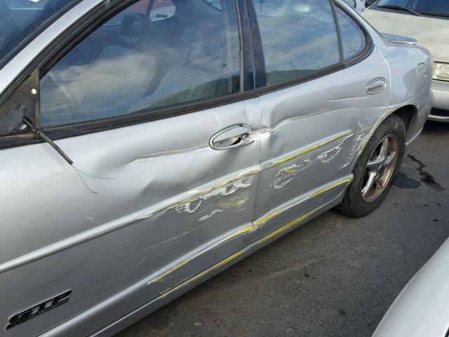 1G2WR52162F207127 - 2002 PONTIAC GRAND PRIX SILVER photo 9
