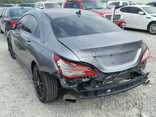 WDDSJ4EB0GN376577 - 2016 MERCEDES-BENZ CLA 250 GRAY photo 3