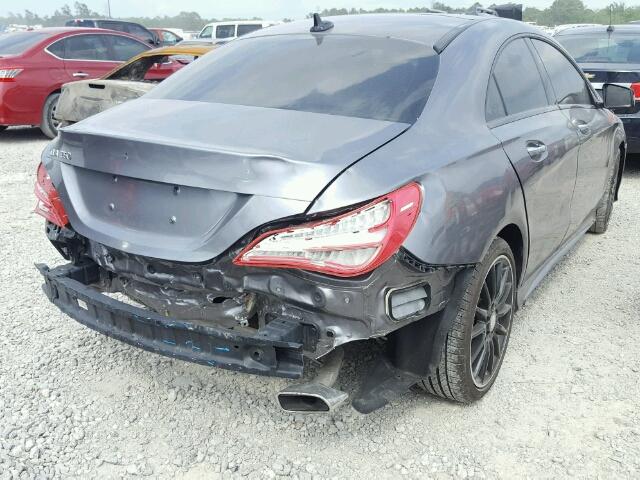 WDDSJ4EB0GN376577 - 2016 MERCEDES-BENZ CLA 250 GRAY photo 4