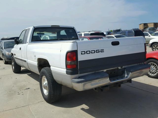 1B7KC2360YJ116221 - 2000 DODGE RAM 2500 WHITE photo 3