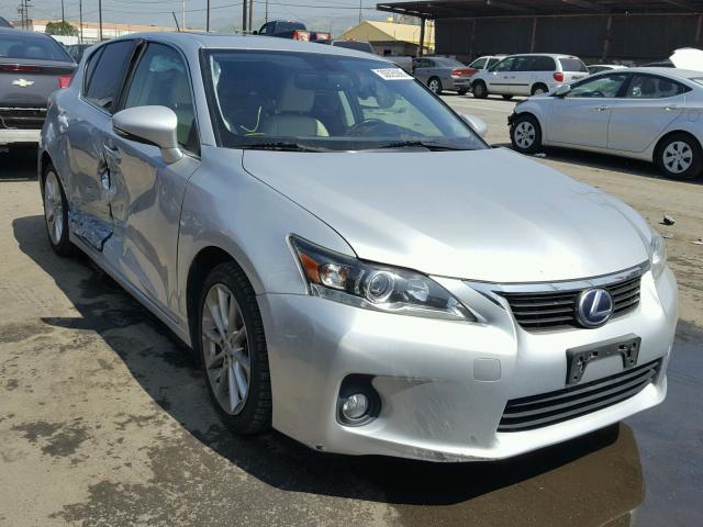 JTHKD5BH0D2154889 - 2013 LEXUS CT 200 SILVER photo 1