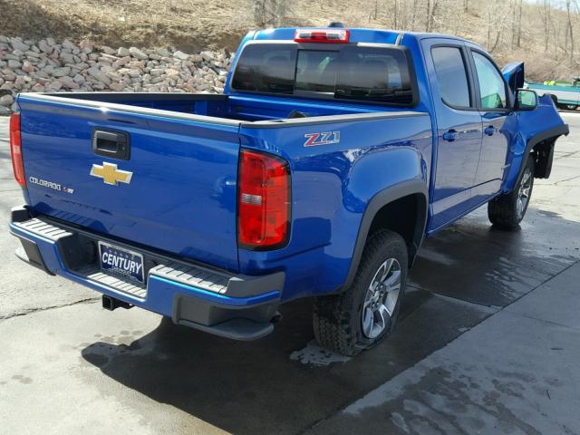 1GCGTDEN8J1157255 - 2018 CHEVROLET COLORADO Z BLUE photo 4