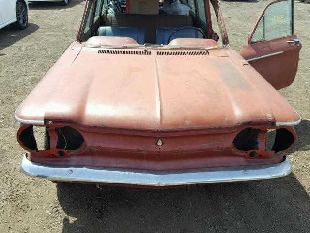 20935W153910 - 1962 CHEVROLET CORVAIR RED photo 7