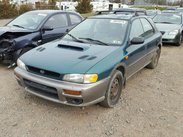 JF1GF4854WH814771 - 1998 SUBARU IMPREZA OU GREEN photo 1