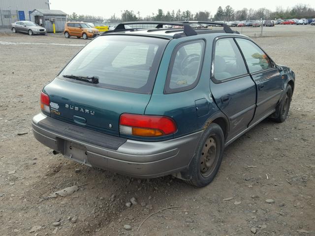 JF1GF4854WH814771 - 1998 SUBARU IMPREZA OU GREEN photo 4