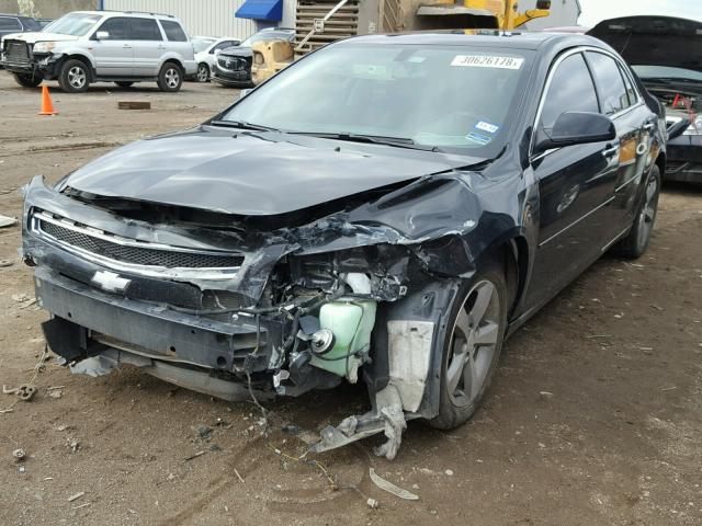 1G1ZC5E01CF165747 - 2012 CHEVROLET MALIBU 1LT 黑色 照片 2