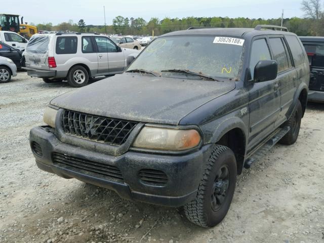 JA4LS21H02J060679 - 2002 MITSUBISHI MONTERO SP BLUE photo 2