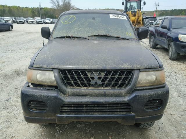 JA4LS21H02J060679 - 2002 MITSUBISHI MONTERO SP BLUE photo 9