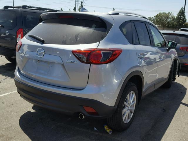 JM3KE2CY4G0846799 - 2016 MAZDA CX-5 TOURI SILVER photo 4