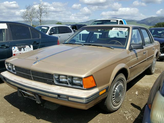 1G4AL19R0G6406060 - 1986 BUICK CENTURY LI TAN photo 2