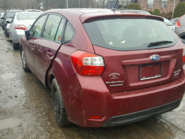 JF1GPAA68F8203687 - 2015 SUBARU IMPREZA BA RED photo 3