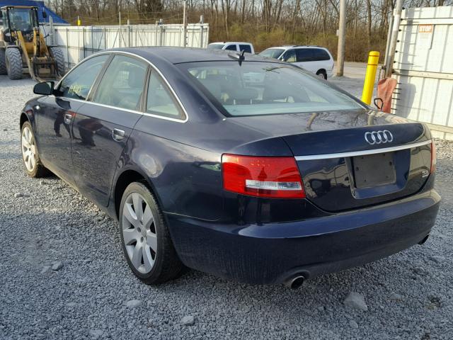 WAUDG74F55N124440 - 2005 AUDI A6 3.2 QUA BLUE photo 3