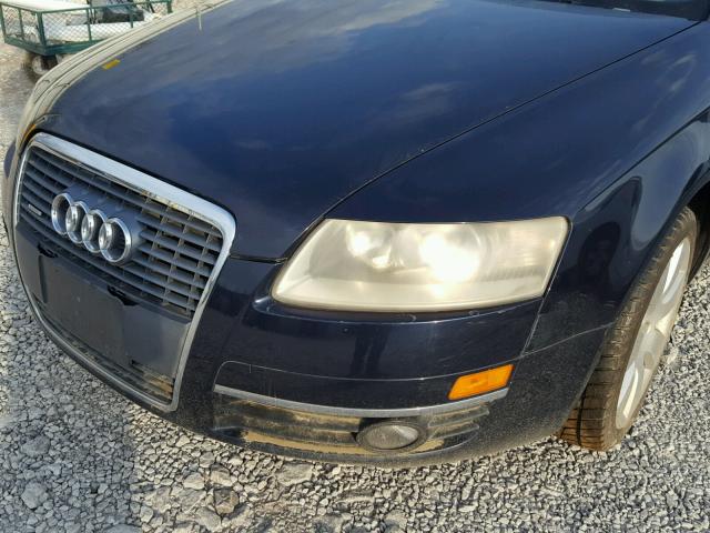 WAUDG74F55N124440 - 2005 AUDI A6 3.2 QUA BLUE photo 9