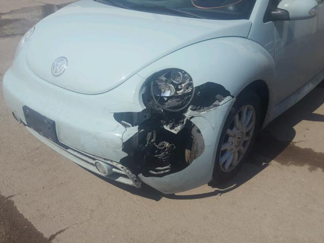 3VWCM31Y14M341852 - 2004 VOLKSWAGEN NEW BEETLE 蓝色 照片 9