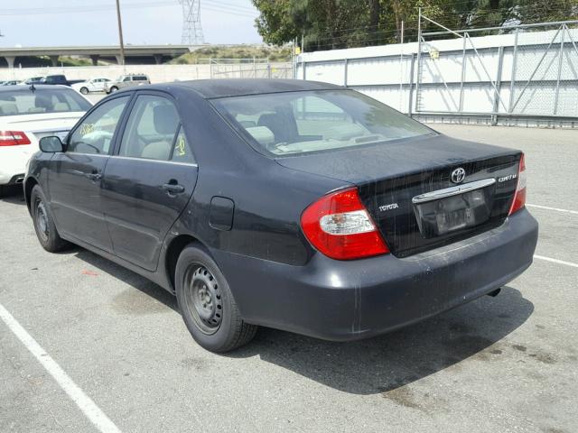 4T1BE32K33U230795 - 2003 TOYOTA CAMRY LE BLACK photo 3