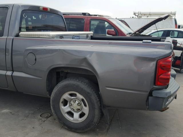 1D7HE22K45S258859 - 2005 DODGE DAKOTA ST GRAY photo 9