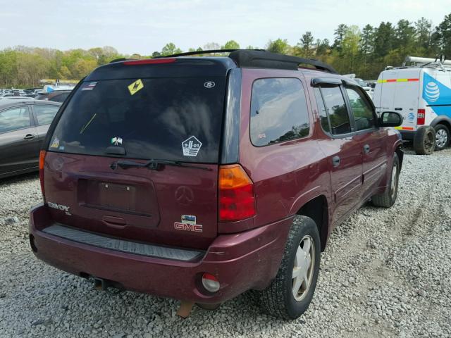 1GKET16S736202755 - 2003 GMC ENVOY XL BURGUNDY photo 4