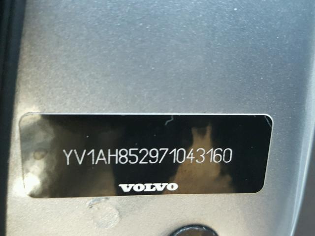 YV1AH852971043160 - 2007 VOLVO S80 V8 BLUE photo 10
