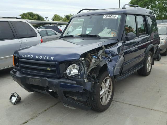 SALTY15432A742955 - 2002 LAND ROVER DISCOVERY BLUE photo 2