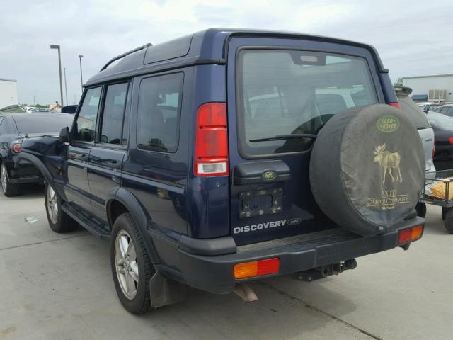 SALTY15432A742955 - 2002 LAND ROVER DISCOVERY BLUE photo 3