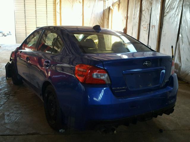 JF1VA1A69F9829722 - 2015 SUBARU WRX BLUE photo 3