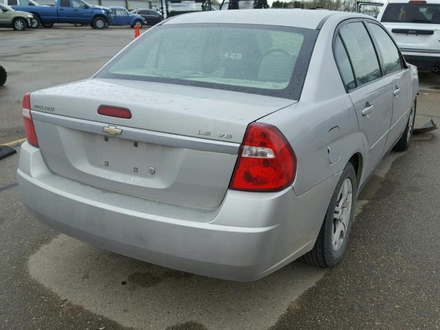 1G1ZS58N47F254700 - 2007 CHEVROLET MALIBU LS ვერცხლისფერი ფოტო 4