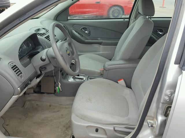 1G1ZS58N47F254700 - 2007 CHEVROLET MALIBU LS ვერცხლისფერი ფოტო 5