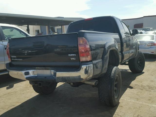 5TETU62N98Z495727 - 2008 TOYOTA TACOMA PRE BLACK photo 4