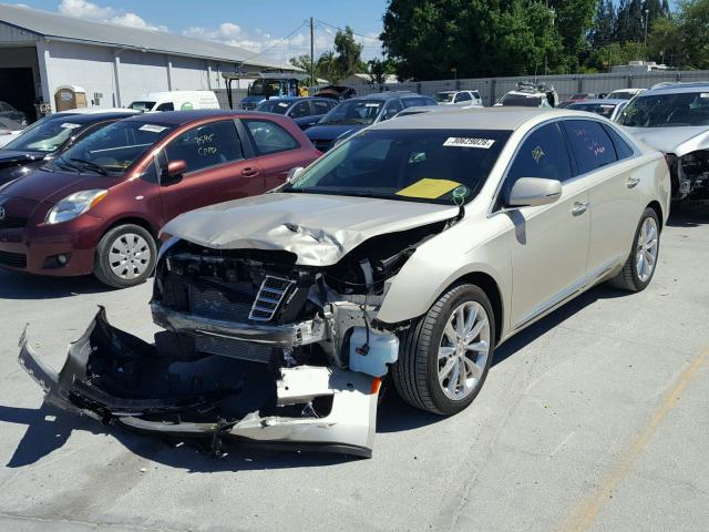 2G61M5S3XE9230321 - 2014 CADILLAC XTS LUXURY BEIGE photo 2