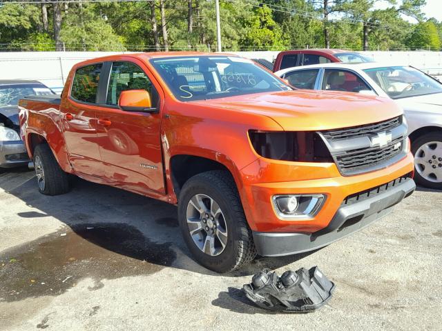 1GCPTDE11G1315814 - 2016 CHEVROLET COLORADO Z ORANGE photo 1