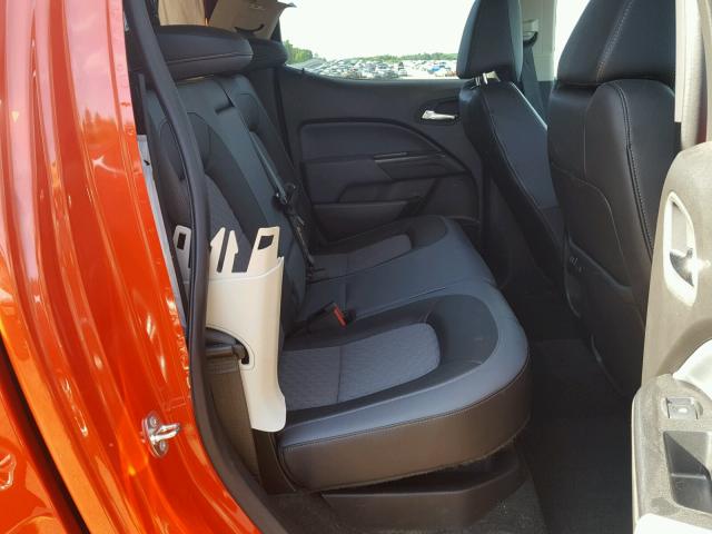 1GCPTDE11G1315814 - 2016 CHEVROLET COLORADO Z ORANGE photo 6