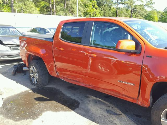 1GCPTDE11G1315814 - 2016 CHEVROLET COLORADO Z ORANGE photo 9