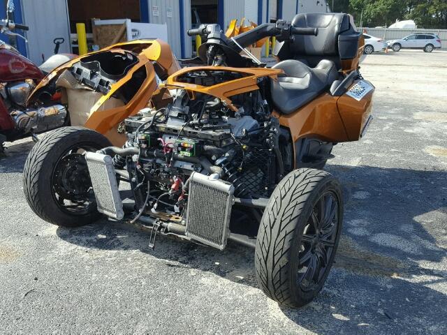 2BXNBDD18EV003680 - 2014 CAN-AM SPYDER ROA ORANGE photo 2