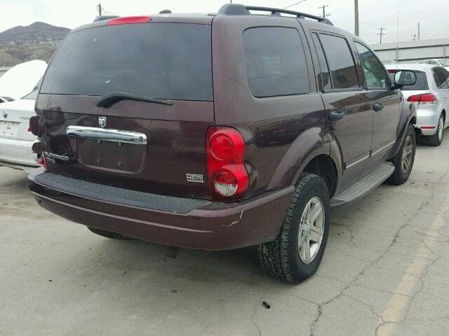 1D4HB58D35F538653 - 2005 DODGE DURANGO LI PURPLE photo 4