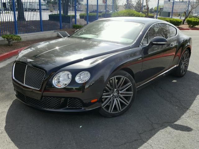 SCBFC7ZA7DC083004 - 2013 BENTLEY CONTINENTA BLACK photo 2