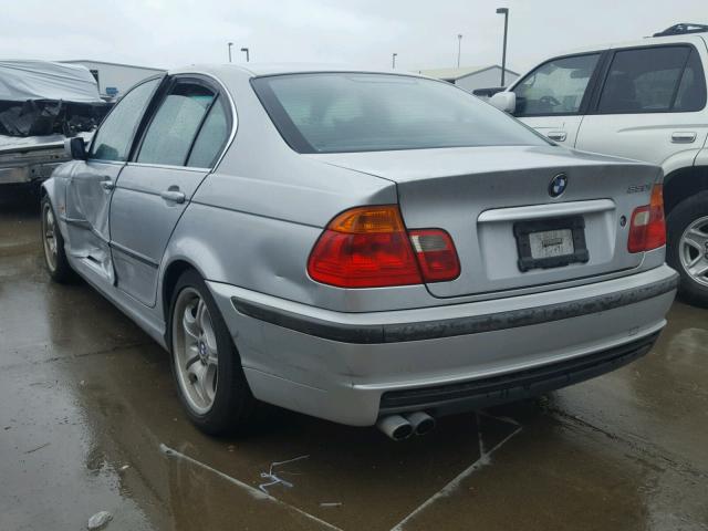 WBAAV53401JS91951 - 2001 BMW 330 I SILVER photo 3