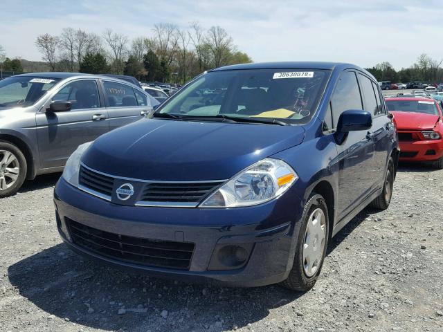 3N1BC13E48L434405 - 2008 NISSAN VERSA S BLUE photo 2