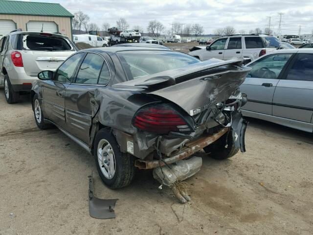 1G2NF52F02C278745 - 2002 PONTIAC GRAND AM S 银色 照片 3